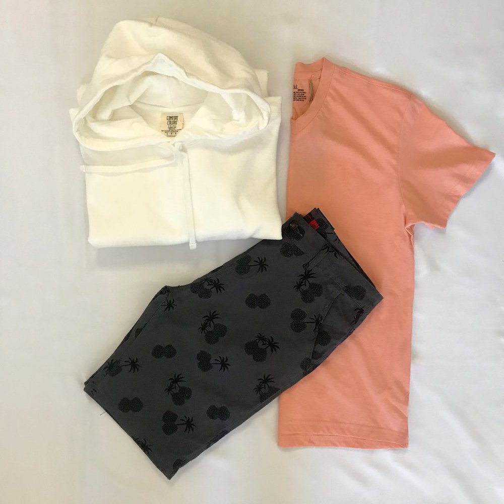 Grey/Black Pineapple Vertical Sport Twill Shorts